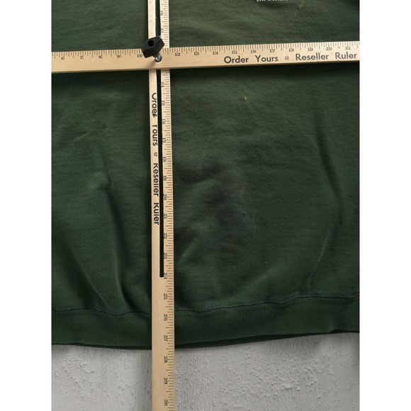 Vintage 90s Ducks Unlimited Green Crewneck Sweatshirt Heavyweight FotL XXL - Picture 11 of 14